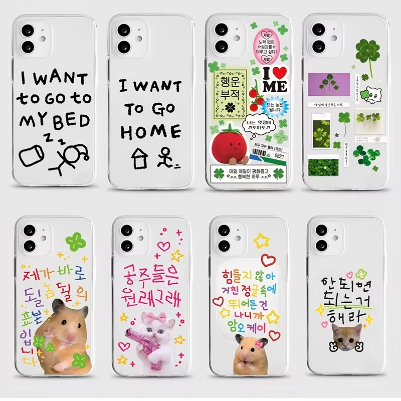 Phone Cases Cute Iphone 13 - Korean Ins Cute Four Leaf Clover