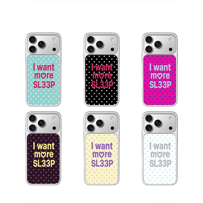 Phone Cases Custom - Ins Minimalist Polka Dot Personalized Letter