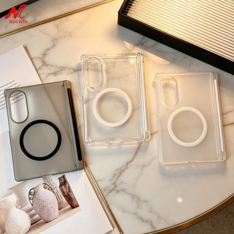Phone Cases Z Fold 5 - Frosted Hinge Protection for Magsafe Case