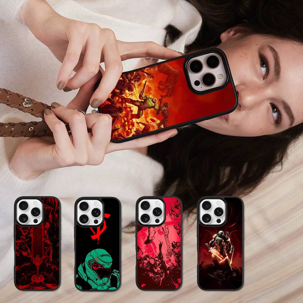 Phone Cases H&M - Game H-DOOM Eternal-S For Iphone Black