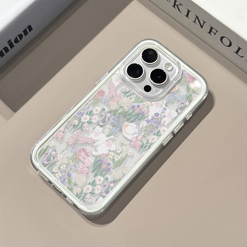 Phone Cases Cute Iphone 13 - Cute Flower Cat Swan Soft Silicone