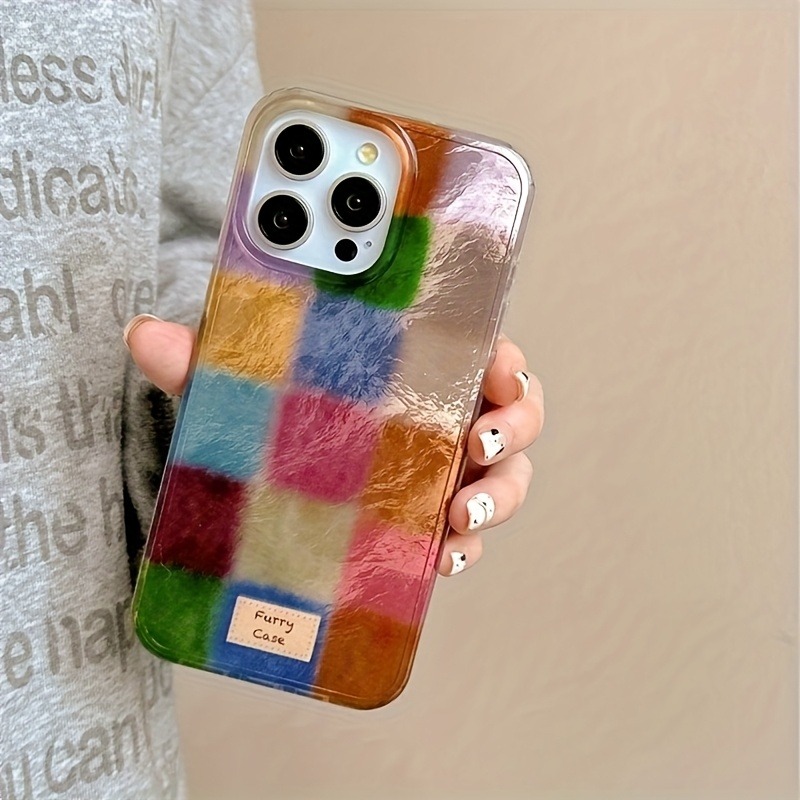 Phone Cases Popular - Retro Autumn And Winter Colorful Square