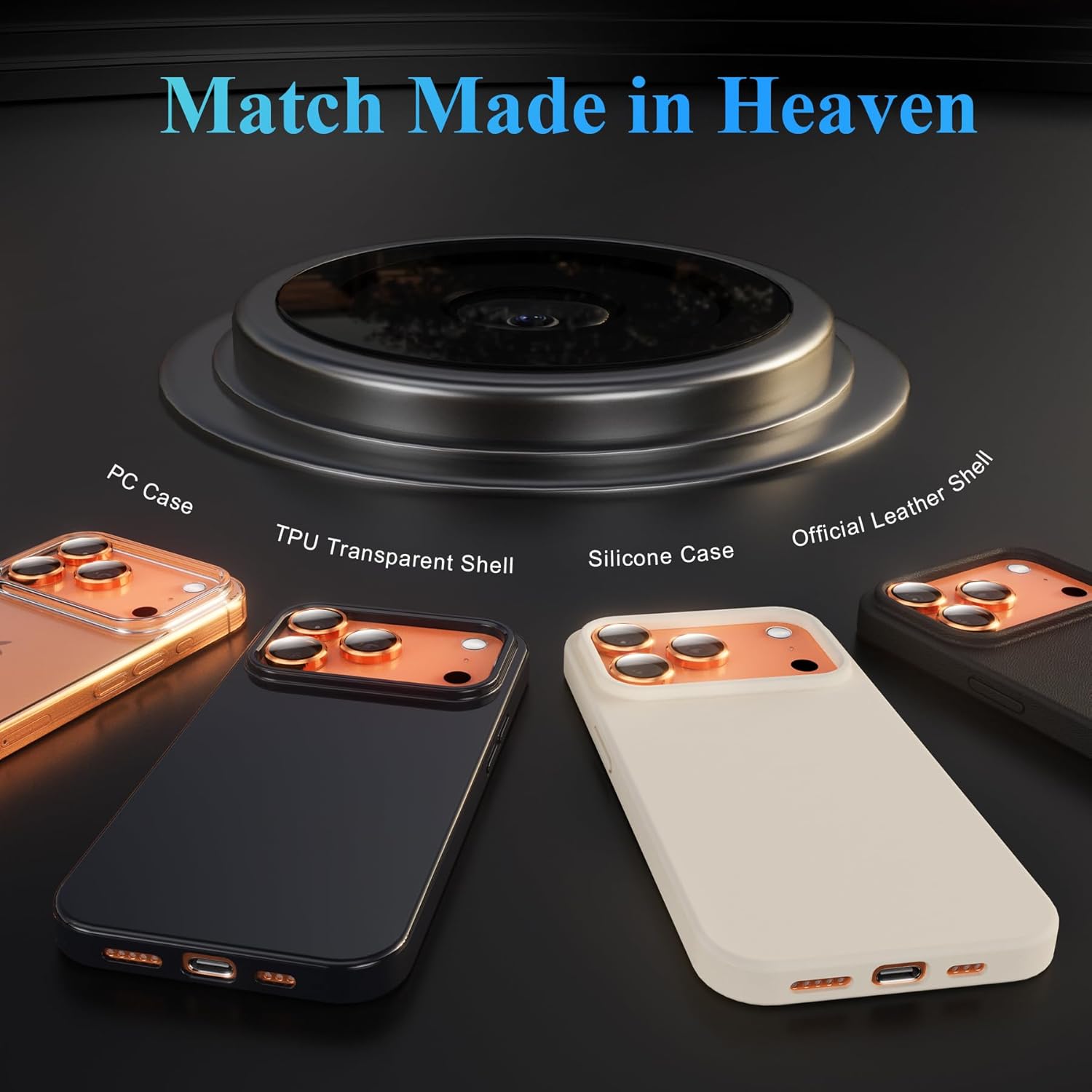 Cosmic Orange Camera Lens Prot - огляд і ціна Phone Cases Orange
