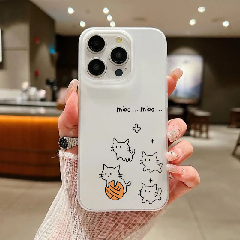 Cute Black Cat Pattern Phone C - огляд і ціна Phone Cases Cute Iphone 13