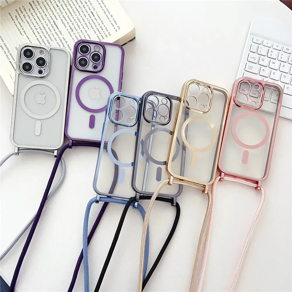 Crossboby Lanyard Plating Clea - огляд і ціна Phone Cases Orange
