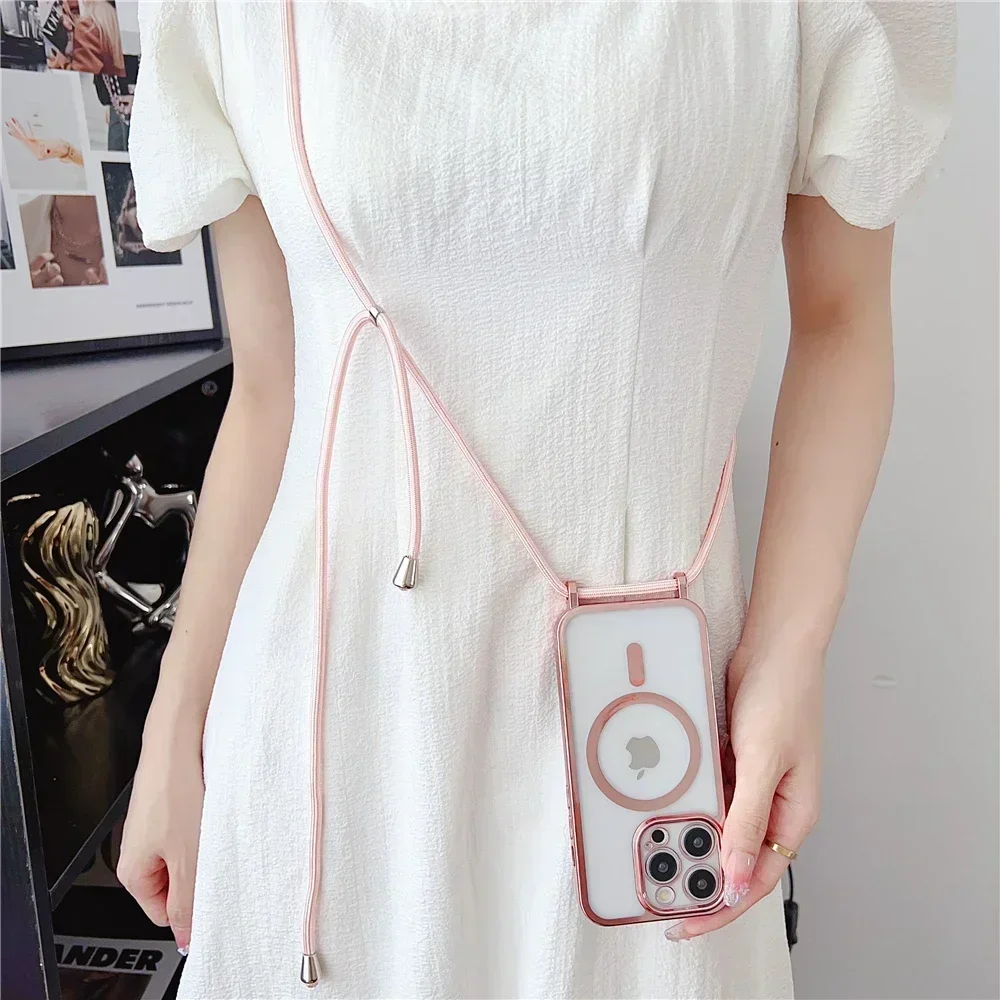 Crossboby Lanyard Plating Clea - огляд і ціна Phone Cases Orange