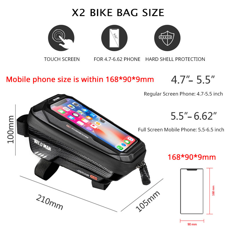WILD MAN Bike Bag Front Cyclin - огляд і ціна Phone Cases Youtube
