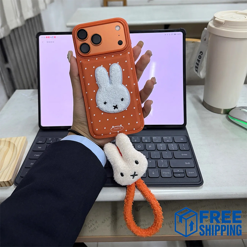 Cute Miffy Phone Shell Suitabl - огляд і ціна Phone Cases Orange