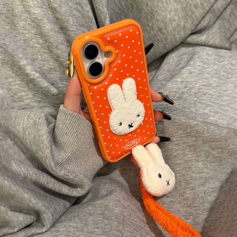 Cute Miffy Phone Shell Suitabl - огляд і ціна Phone Cases Orange