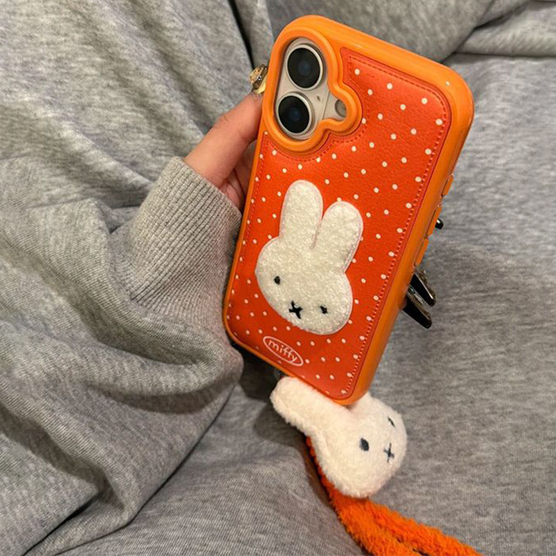 Cute Miffy Phone Shell Suitabl - огляд і ціна Phone Cases Orange