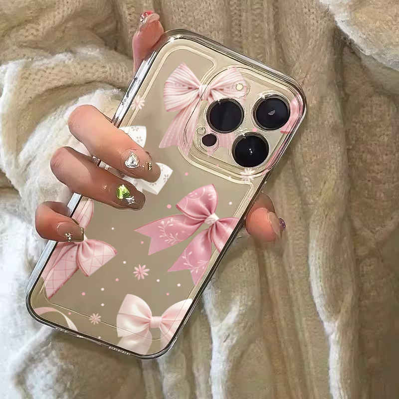 Pink Bow Design Transparent TP - огляд і ціна Phone Cases Designer