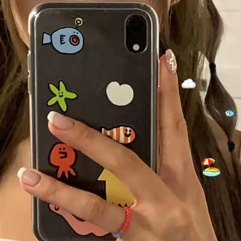 Ins Kawaii Ocean Creatures Cut - огляд і ціна Phone Cases Cute Iphone 13