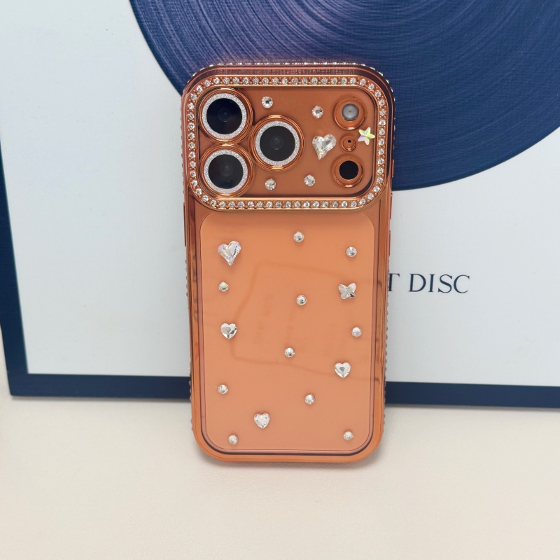 Handmade Jewelled Crystal Plat - огляд і ціна Phone Cases Orange