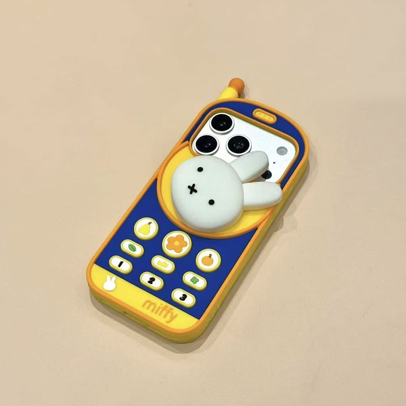 Kawaii Miffy Retro Brick Mobil - огляд і ціна Phone Cases Rubber