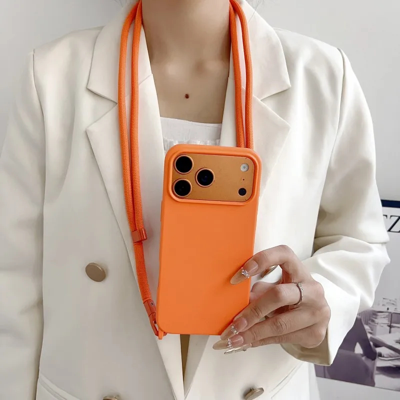 Official Lanyard Case For iPho - огляд і ціна Phone Cases Orange