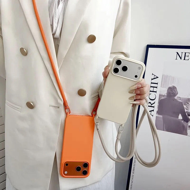 Official Lanyard Case For iPho - огляд і ціна Phone Cases Orange