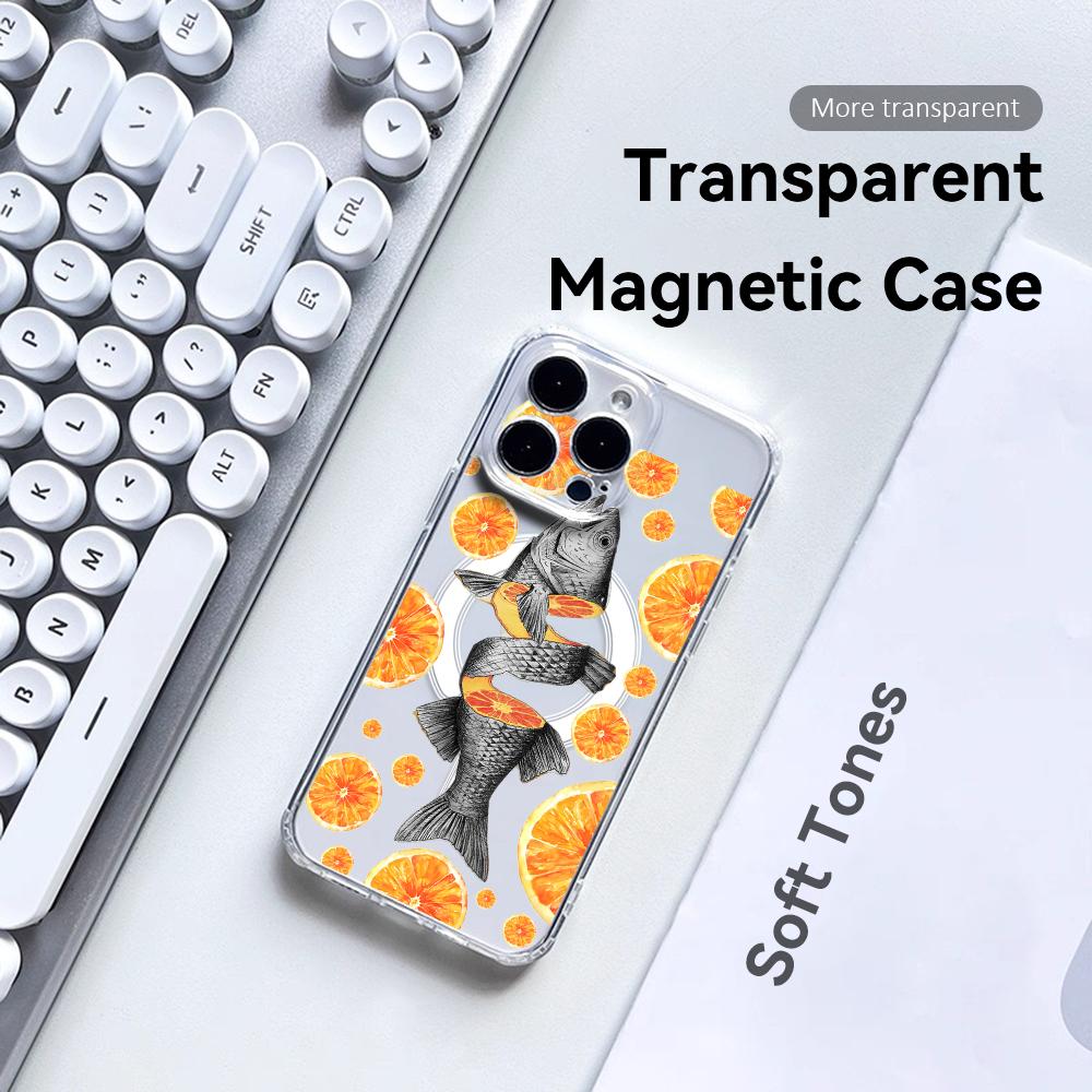 Orange Tide Fish Club Phone Ca - огляд і ціна Phone Cases Orange