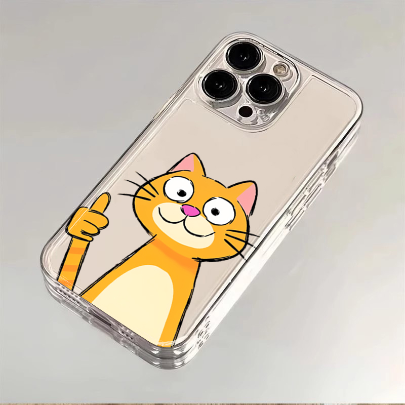 Cartoon Orange Cat Phone Case  - огляд і ціна Phone Cases Orange