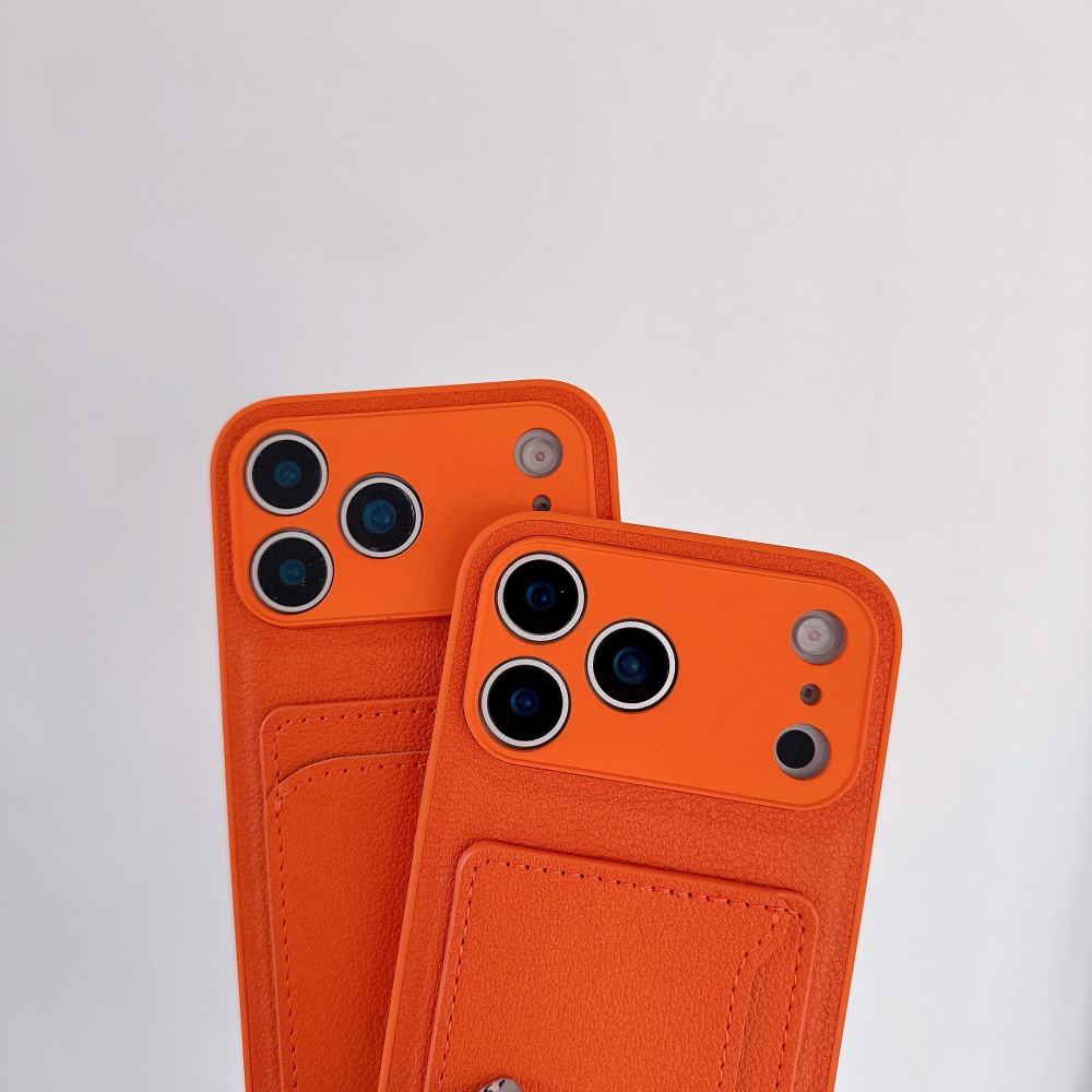 Luxury Advanced Orange Leather - огляд і ціна Phone Cases Orange