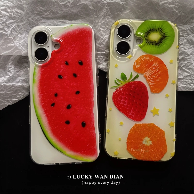 Summer Full Screen Fruits Stra - огляд і ціна Phone Cases Orange